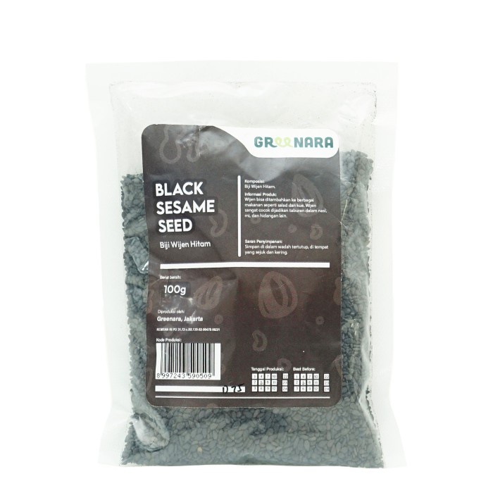 

[PREMIUM] Wijen Hitam / Black Sesame Seed 100gr KUALITAS TERBAIK
