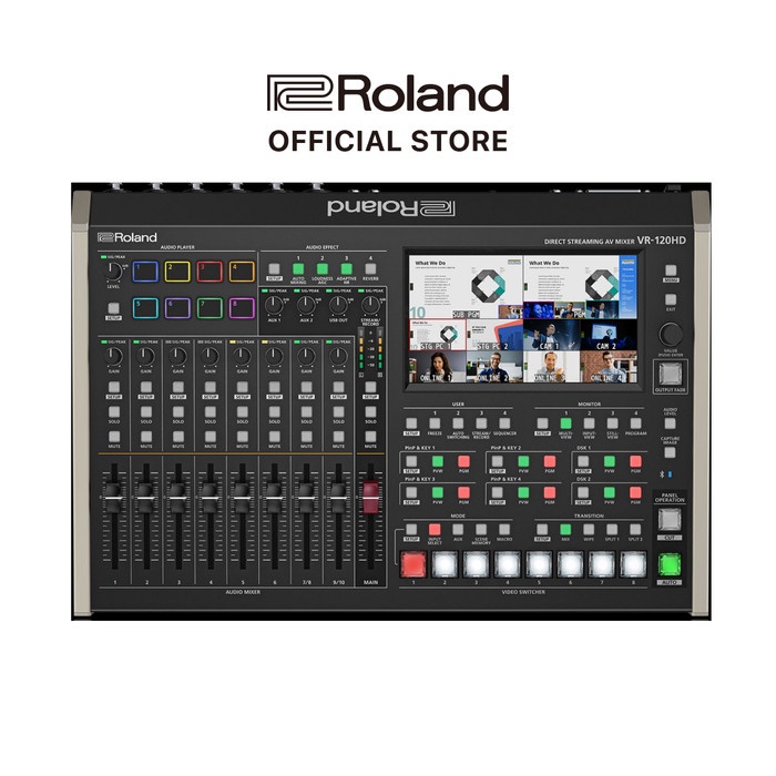 Roland VR-120HD Direct Streaming AV Professional Audio/Video Mixer