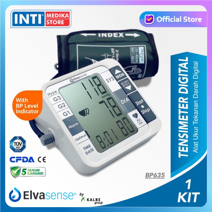 ELVASENSE - Tensimeter Digital BP635 | Tensi Digital Elvasense