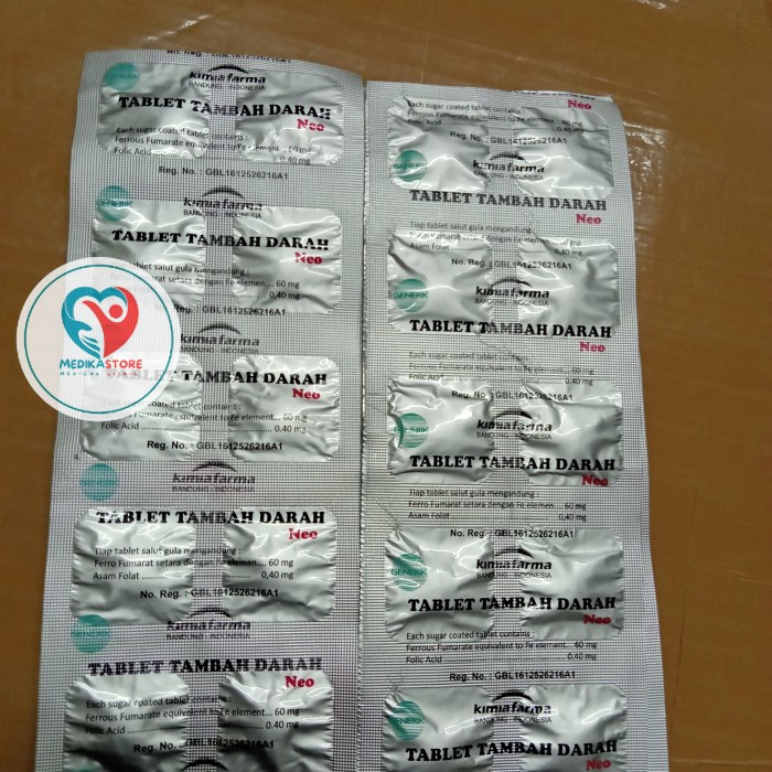 (murah)- tablet tambah darah kimia farma -100% original