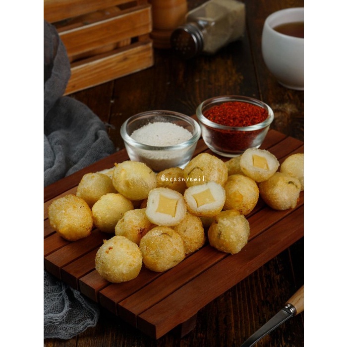 

[KUALITAS TERBAIK] Cimol Leleh Keju isi 40