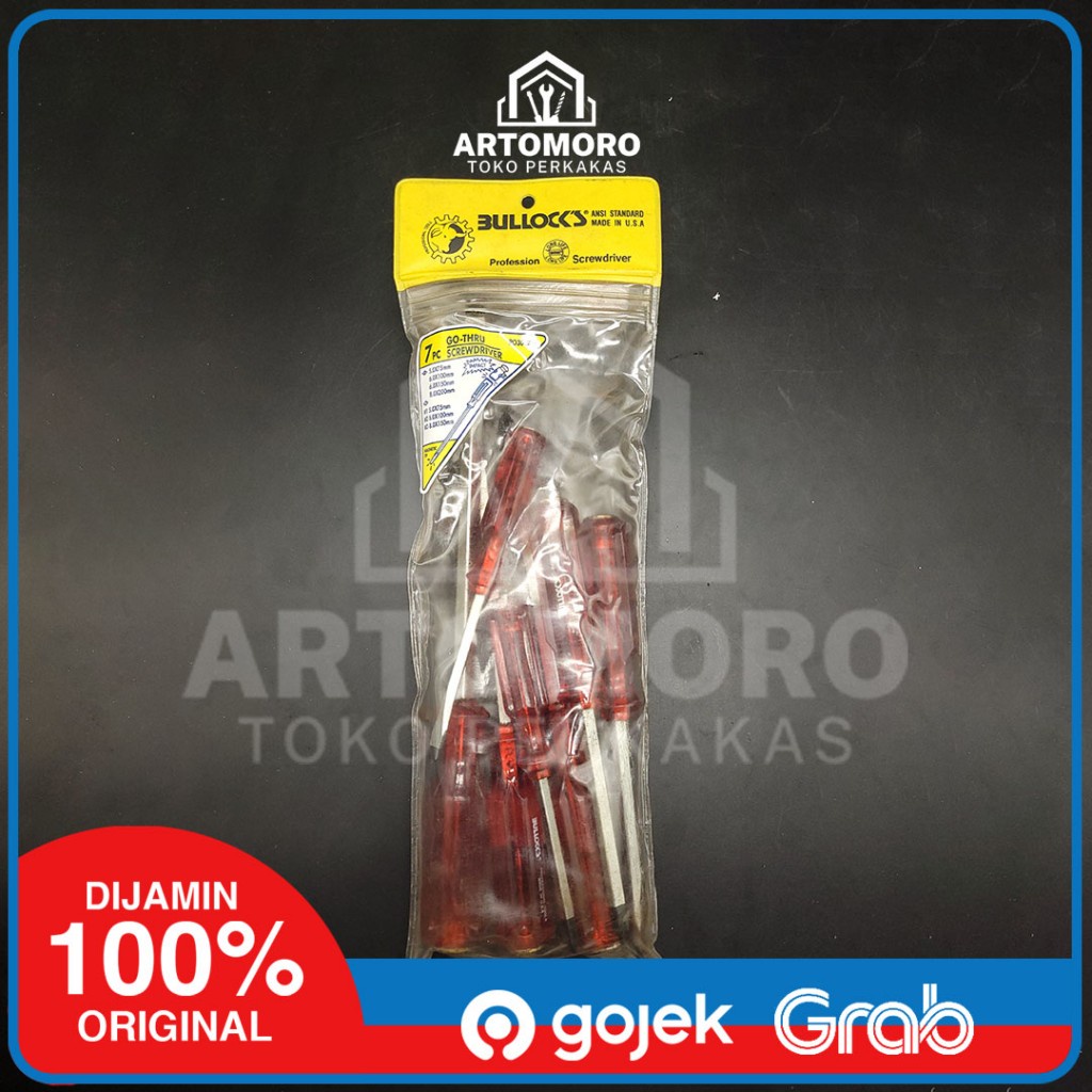 Obeng Gotru Set 7Pc Bullock