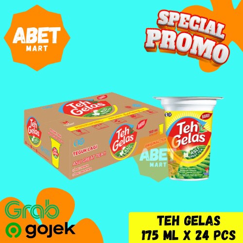 

Teh Gelas 175 Ml 1 Dus isi 24 Pcs - 175ml Cup Tea Minuman Murah OT