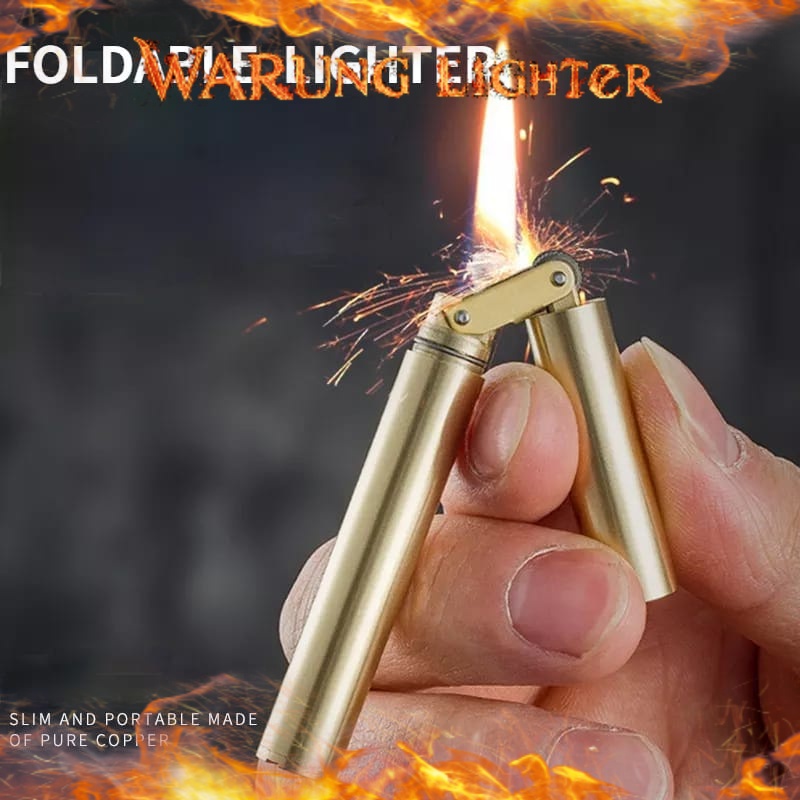 Korek Api Minyak Jadul Retro Slim Nunchaku Chief Lighter Api Biasa