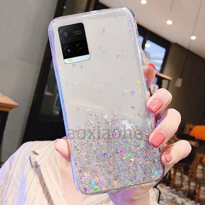 Soft Case Vivo Y21 / Y21s 2021 Case Premium Glitter Cover Luxury Casing