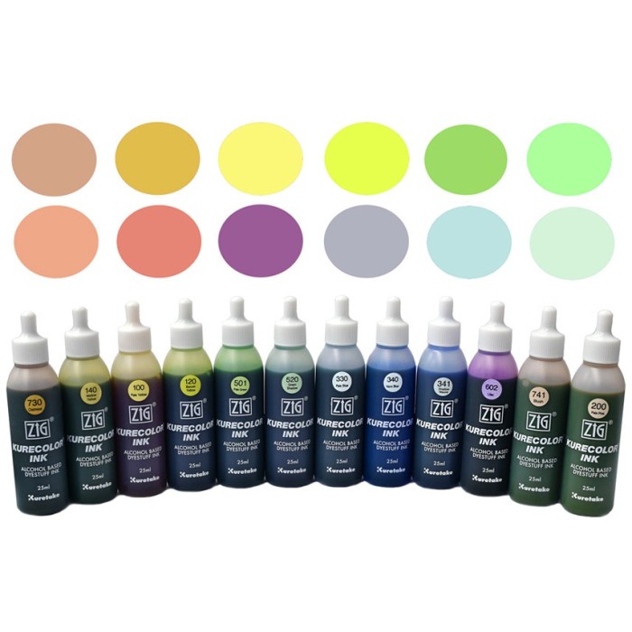 

Andma ZIG KURECOLOR INK PALE COLOURS 25ML (SATUAN) - 730 OATMEAL