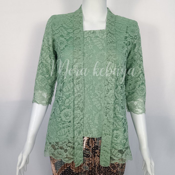 

kutubaru lengan 7/8 /kutubaru/kebaya kutu baru - pink, S