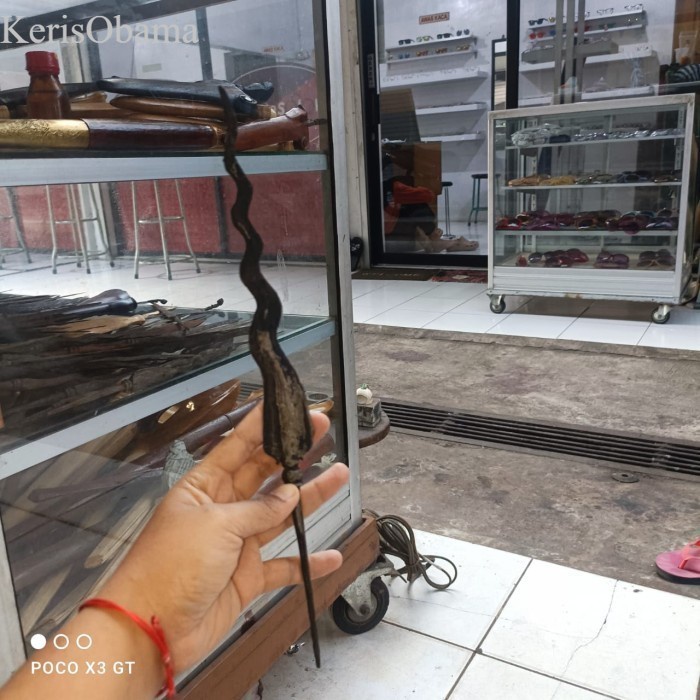 tombak pleret sepuh majapahit panca warna Terlaris PTJ41 antik