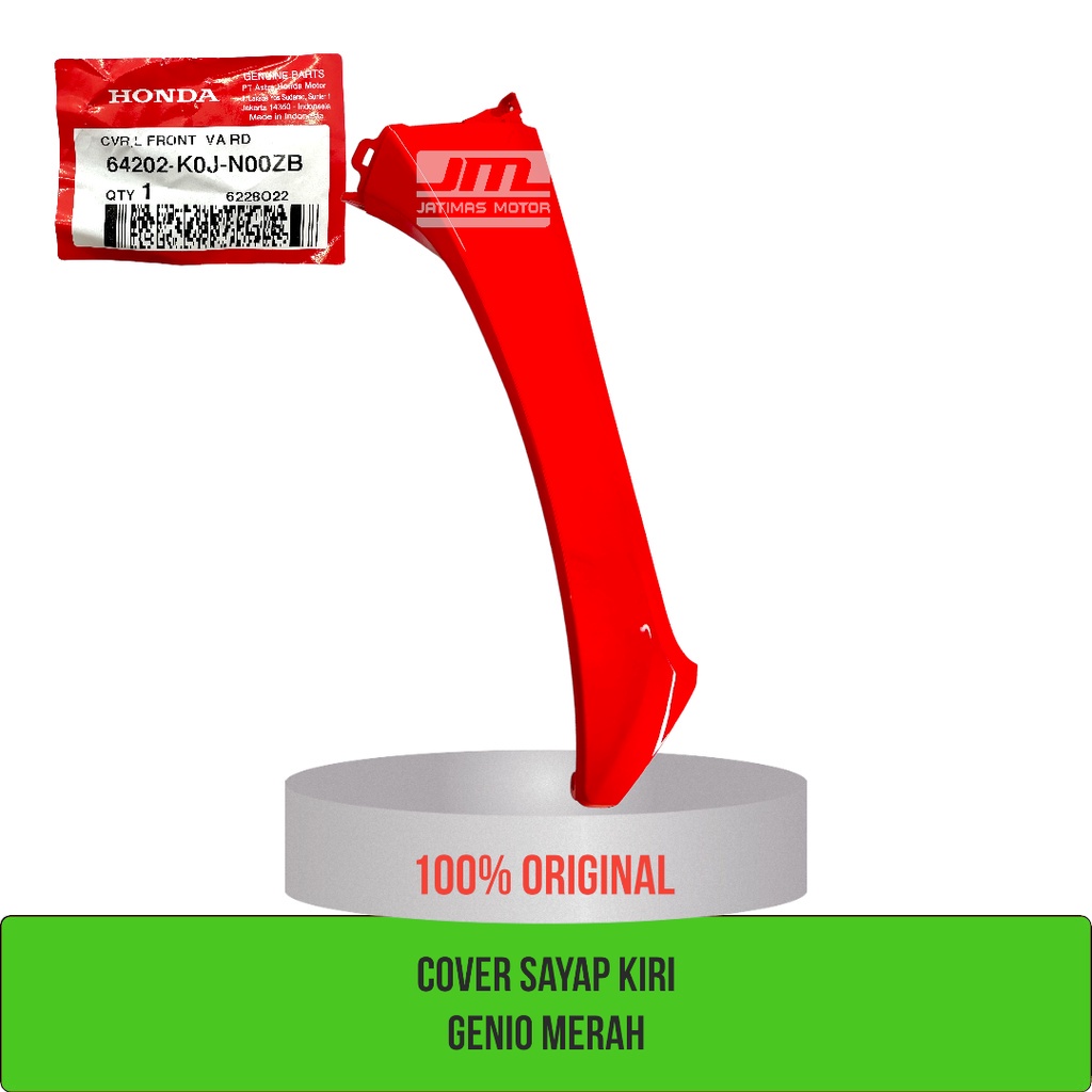Cover sayap kanan kiri genio merah 64201-K0J-N00ZB 64202-K0J-N00ZB