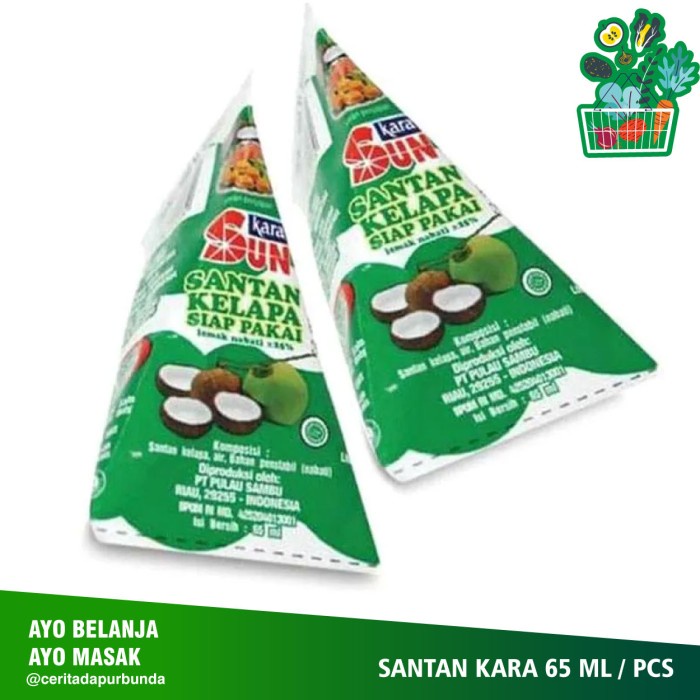 

santan kelapa siap pakai sun kara 65 ml I PROMO SPESIAL TERMURAH