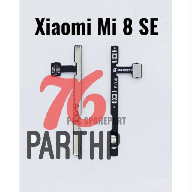 Flexible Konektor On Off + Volume Xiaomi Mi 8 SE / Mi8 SE / Mi8SE / Mi 8SE - Flexibel Fleksibel Conn
