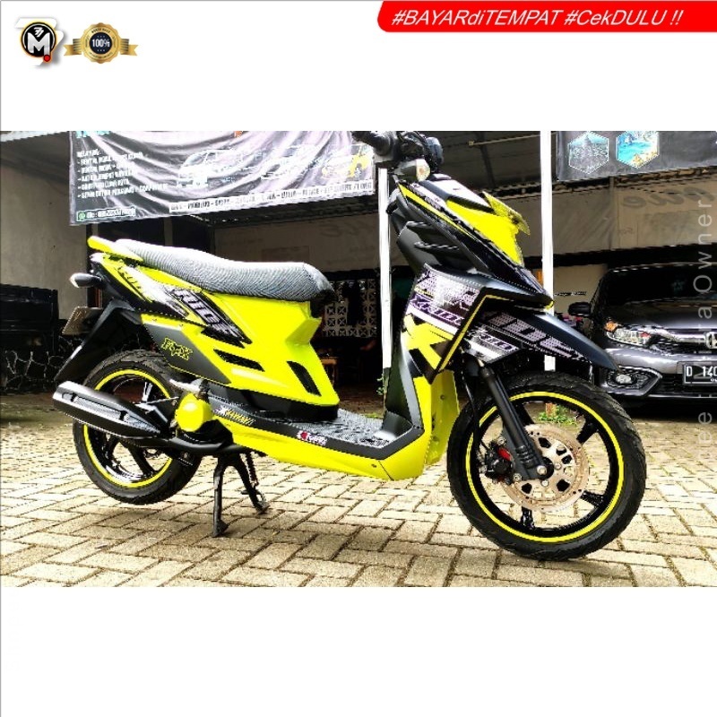 STRIPING X RIDE 155 X RIDE 115 ( M381 )- STICKER STIKER MOTOR X RIDE 115 X RIDE 115 LIST VARIASI YAM