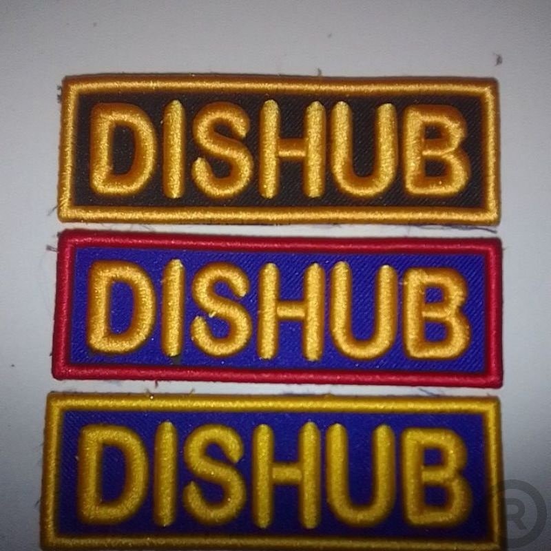 Bordir bordir nama dishub timbul/D Bordir Nama Custom