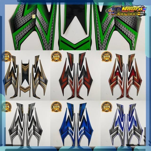 Stiker Striping Yamaha RX king 2004 stiker les motor RX KING bagus