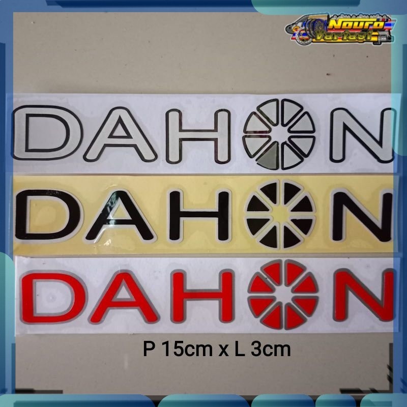 Sticker Stiker sticker cutting DAHON dahon bagus