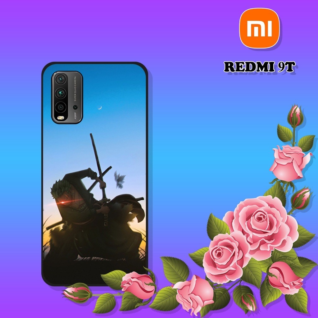 CUSTOM CASE GLOSSY [ PF31] ALL TYPE XIAOMI REDMI 9T MOTIF ANIME ZORO ONE PIECE