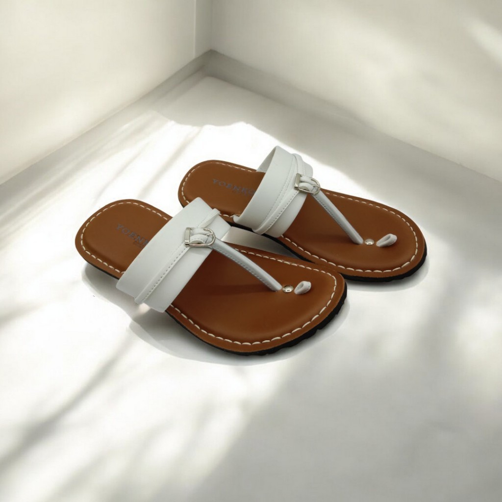 Sandal kulit Tarumpah Tatak Tan Kualitas Premium Pria Dewasa/ Merk YOENKOE Tasik
