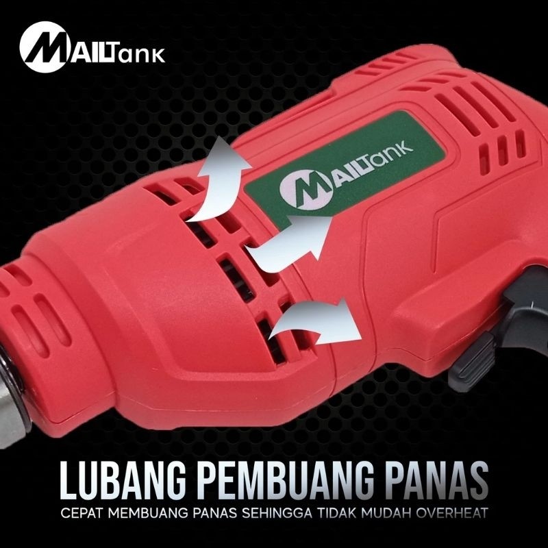 MESIN BOR TANGANAN MAILTANK 10 MM MURAH BERKUALITAS/BOR TANGAN LISTRIK
