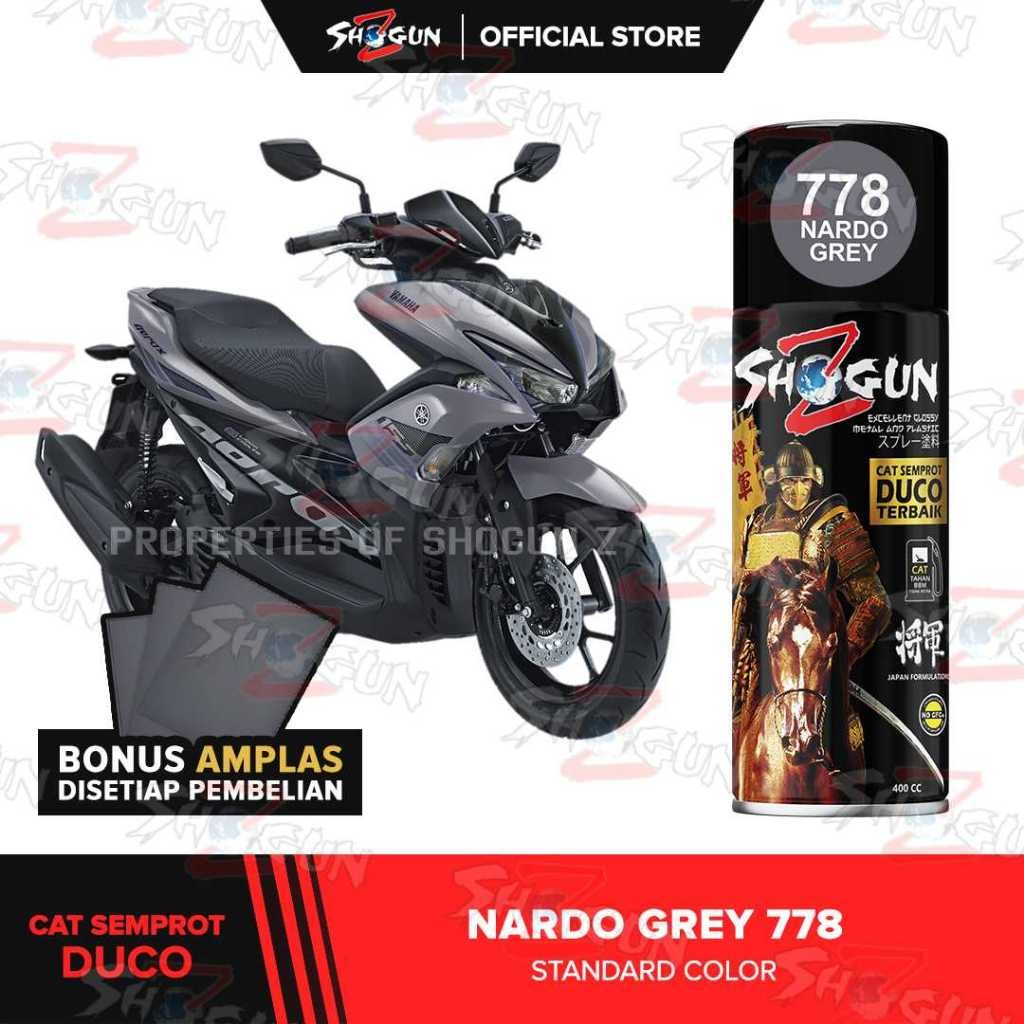 Ready Cod Cat Semprot Motor Shogun Z Paint NARDO GREY 778 - Nardo grey Audy Grey Cat Duco