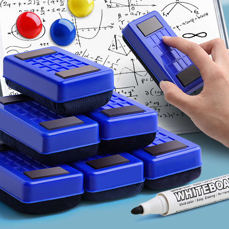 

1pcs Magnetic Whiteboard Erasers Dry Erase Marker White Board Cleaner Blackboard eraser School Office Supplies