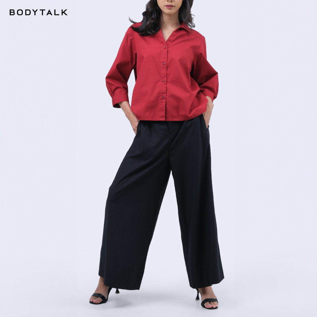 Bodytalk - Celana Panjang Wanita Avery 43098T8BK