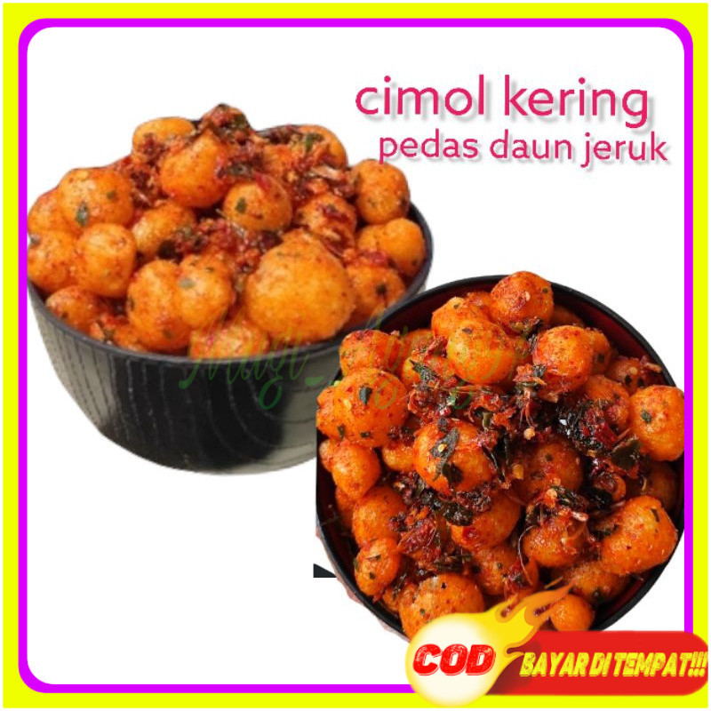 

cimol kering pedas daun jeruk 1kg /emplod/endog lewo