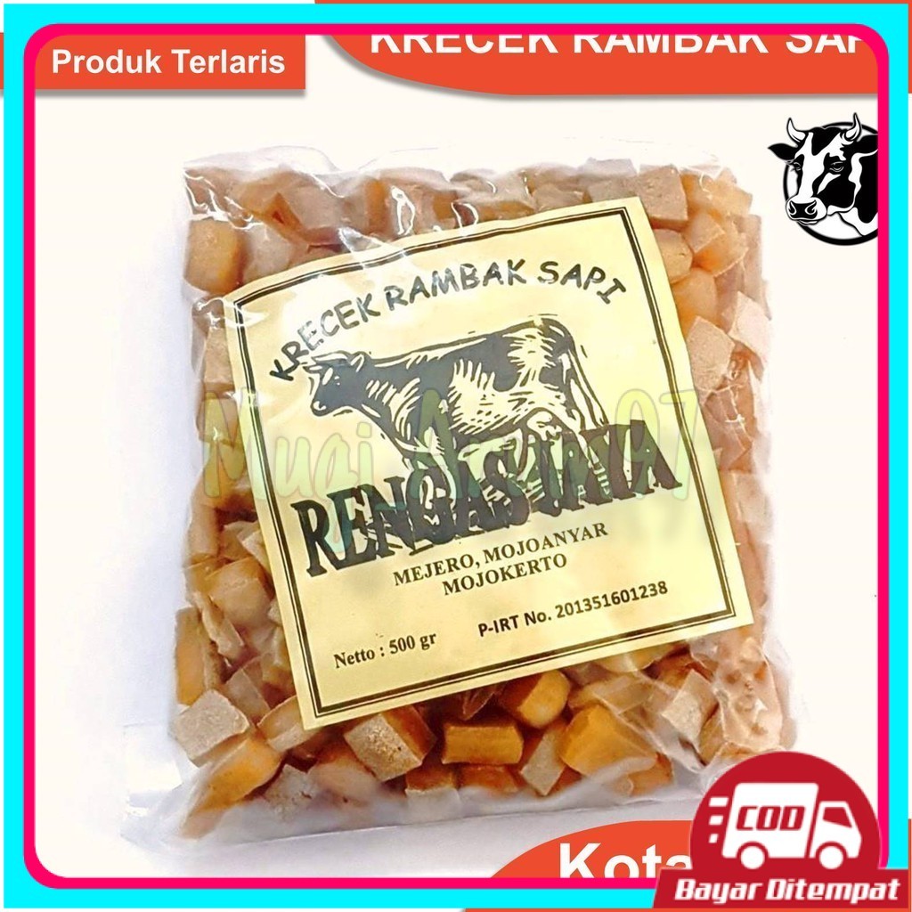 

Rambak Sapi Mentah Super 1kg / Krecek Rambak Sapi Asli / Kerupuk Kulit Sapi Mentah Mojokerto