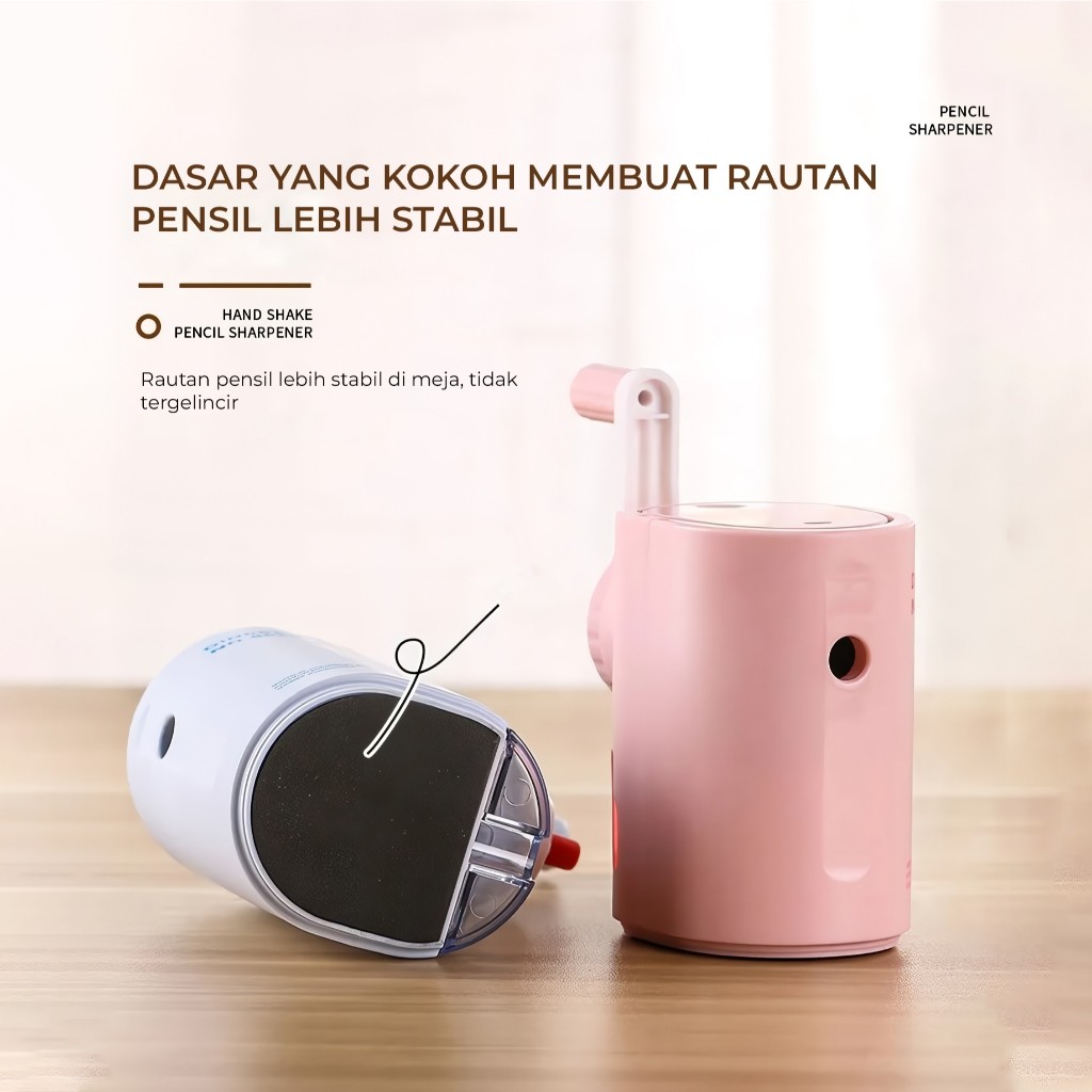 

BOBOMART SERUTAN PENSIL ANAK - SERUTAN MEJA PUTAR MINIMALIS ELEGAN DB-8688