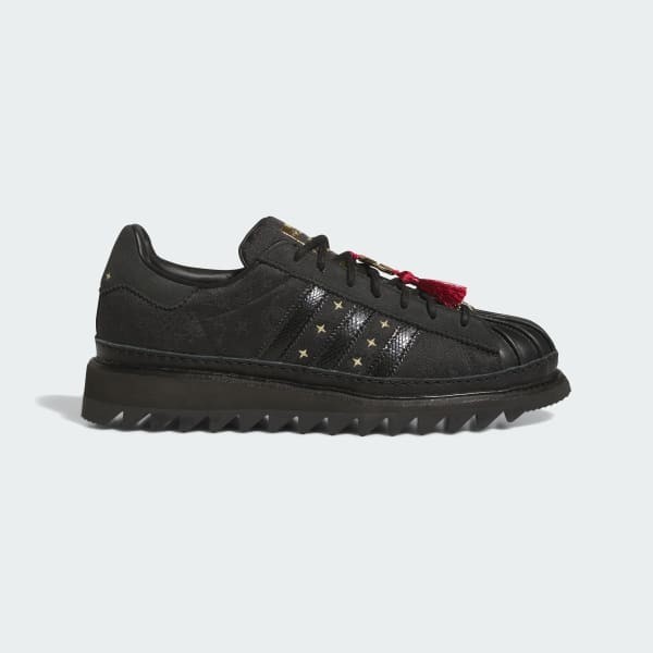 Adidas Clot Superstar Edison Chen Core Black Carbon Gold Metallic JR5114