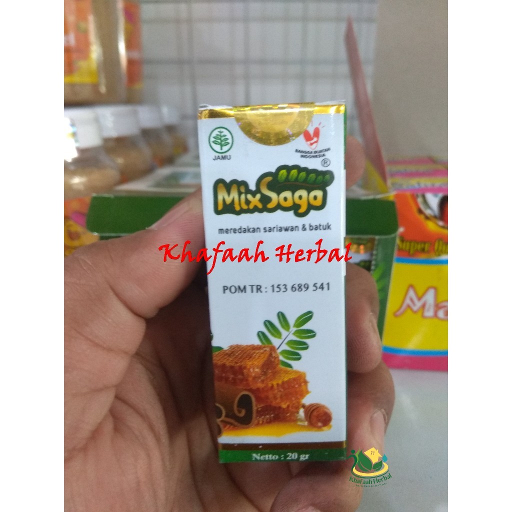 

Mix Saga Tetes Madu Saga Herbal Daun Saga Green Zone - Membantu meredakan batuk anak dan dewasa