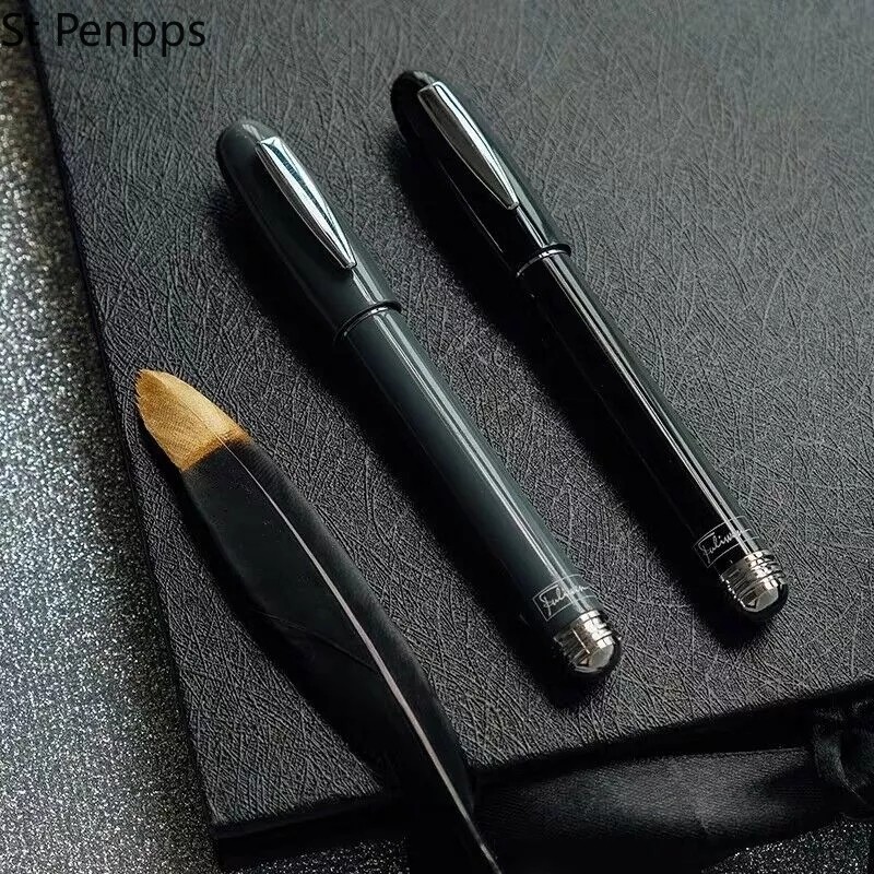 

Pocket Fuliwen Fountain Pen Travel Pocket Ink Pen Screw Cap Fine Nib Stationery Office school supplies Writing Pens