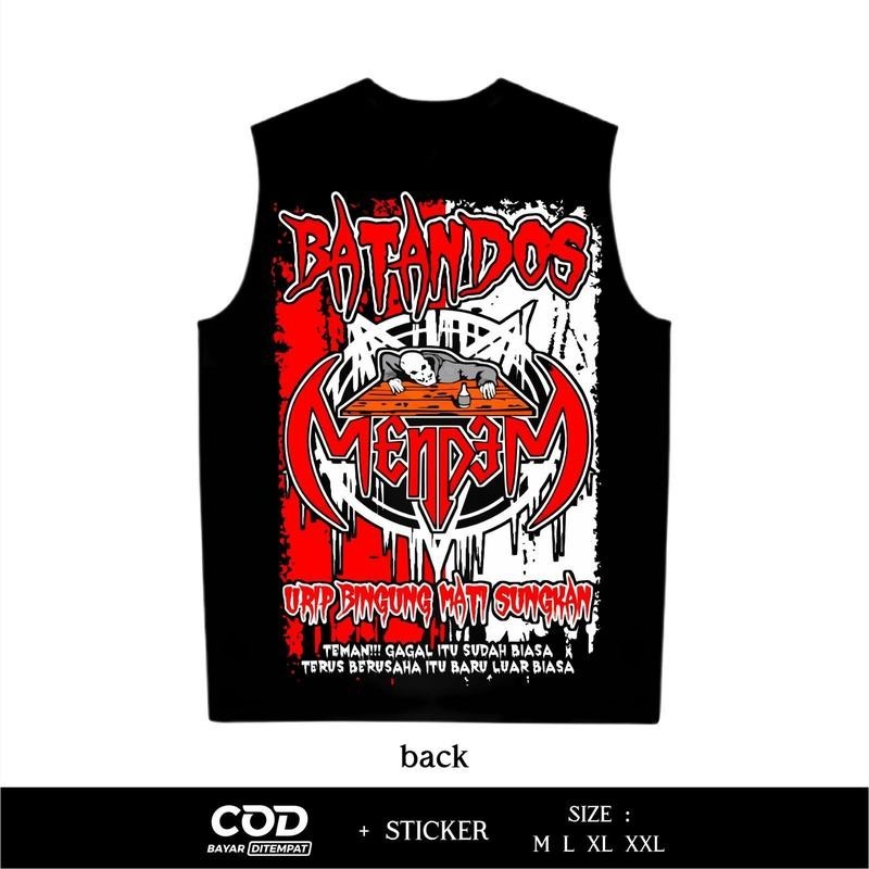 Kaos Singlet Netral Batandos Mendem  Sablon Dtf Classy Store