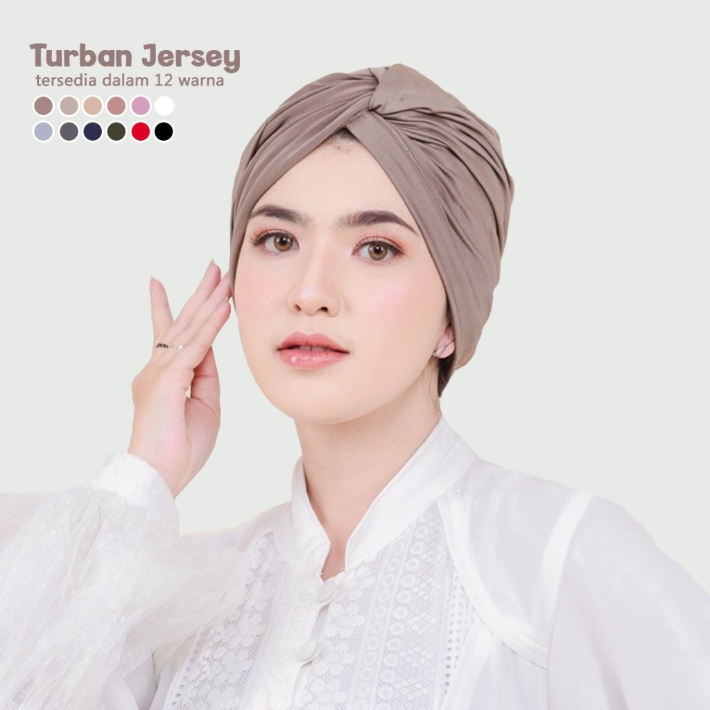 Adiba Turban Instan Jersey Premium / turban instan premium / turban wanita muslim kekinian / turban 