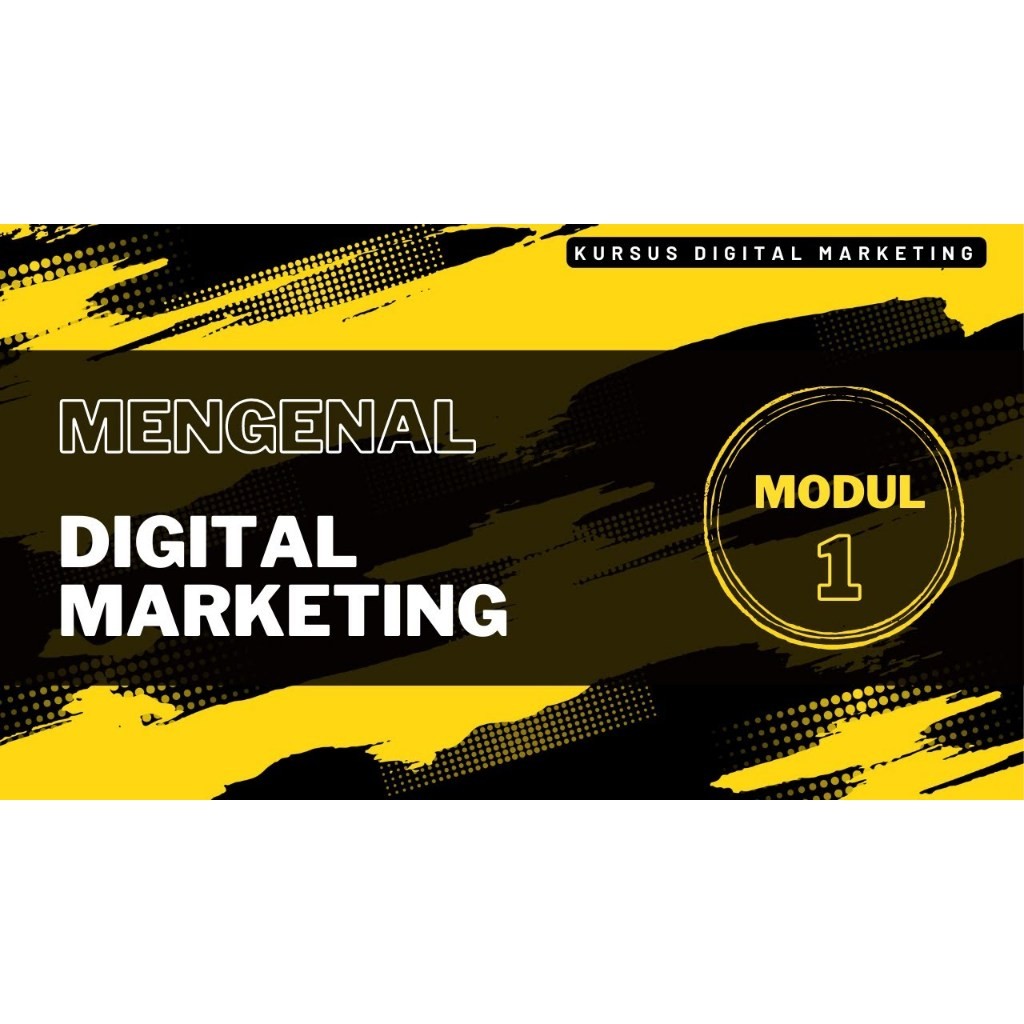 

[K41] Belajar Marketing Manajement Lengkap Video Kursus MSe