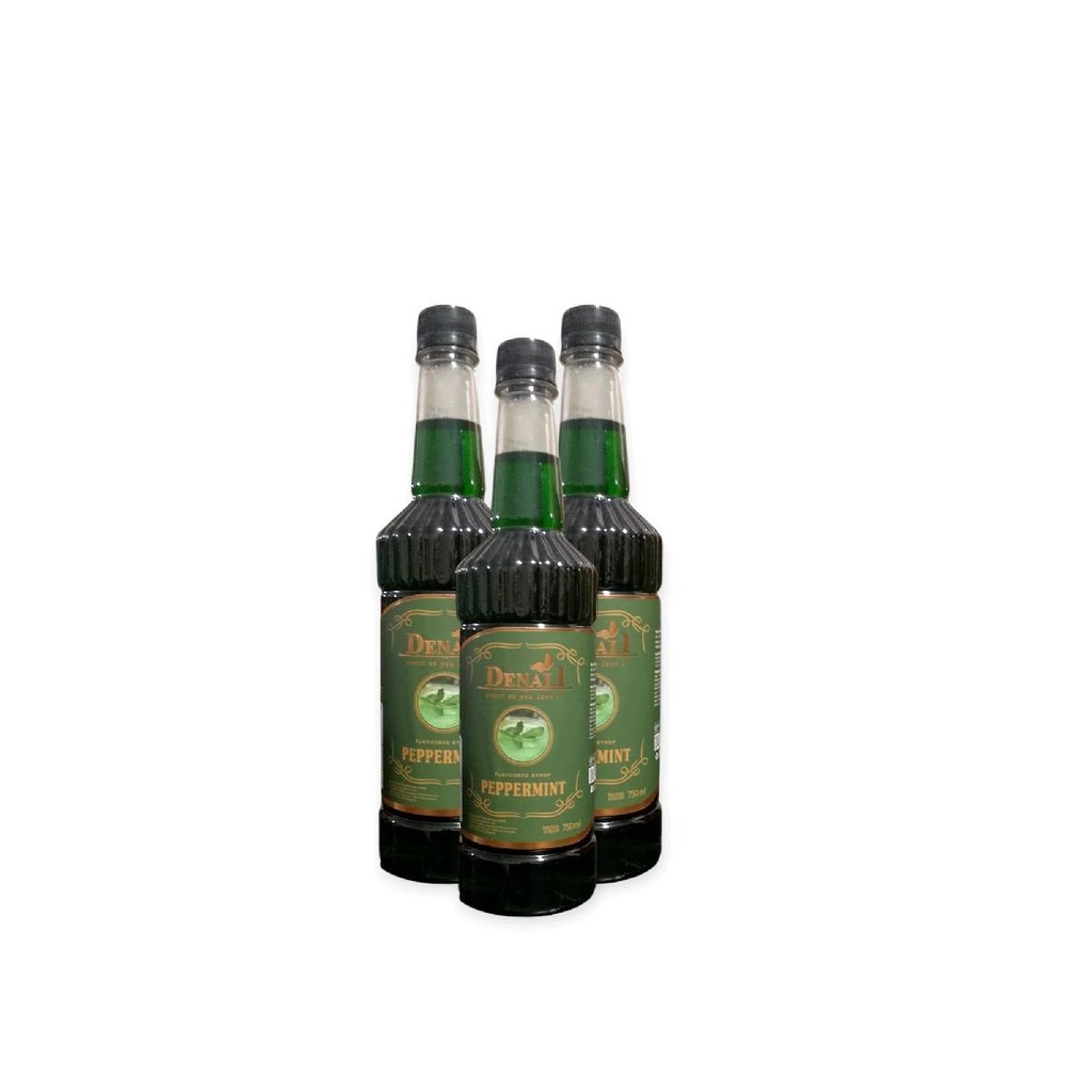 

Sirup denali Pepper mint 750ml botol plastik