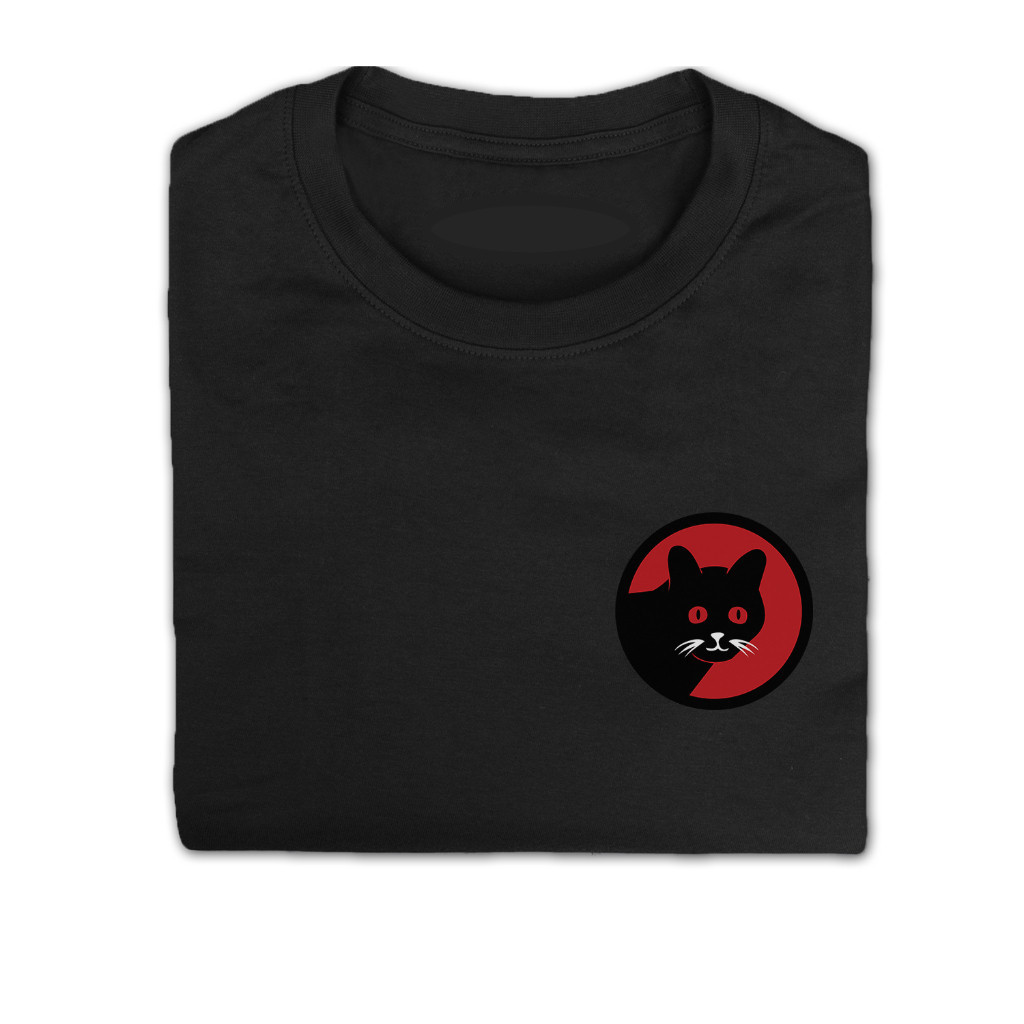 KAOS T-SHIRT PREMIUM  Kaos Plesetan - Kucing PDI UNISEX SIZE XS-XL COTTON COMBED 24S