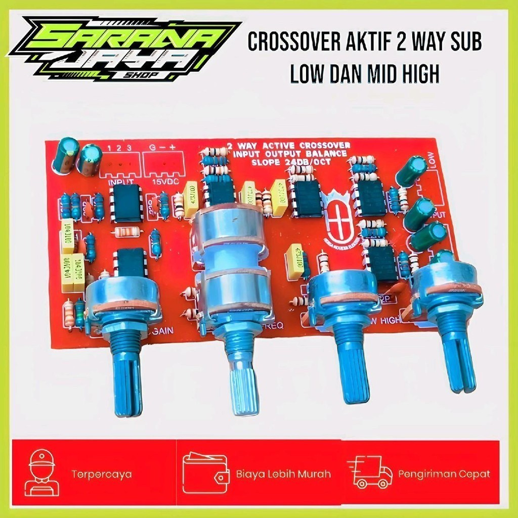 Kit Crossover Aktif 2 Way