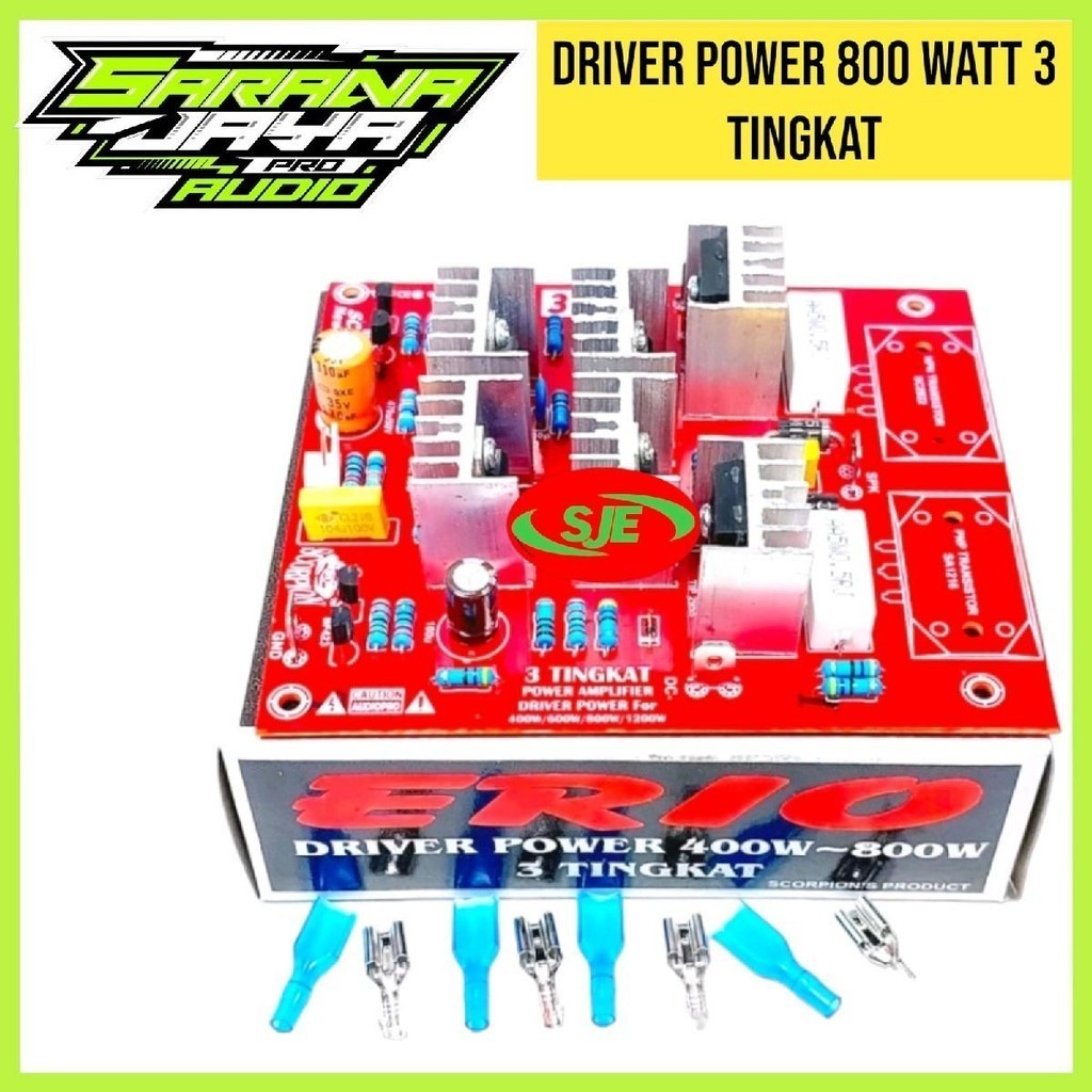 Driver Power 400WATT-800WATT 3 Tingkat By Scorpion Amplifier