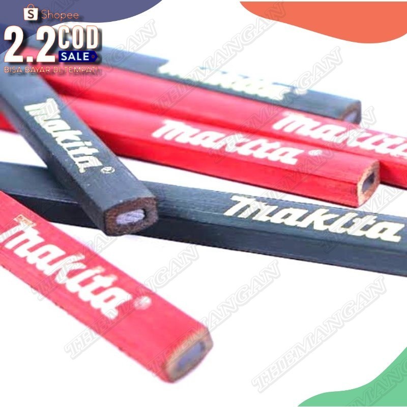 

[ BISA COD ] PENSIL TUKANG MERK MAKITA ORIGINAL - MURAH
