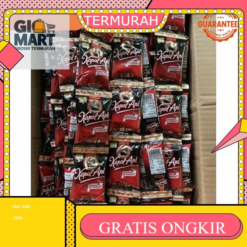 

Kopi Kapal api mini 1 renceng 10 sachet