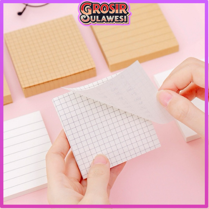 

COD Makassar Sticky Note Memo Kraft Paper / Memopad Sticky Notes Vintage / Memo Tempel Mini Simple / Sticker Notes Catatan Mini Grosir Sulawesi