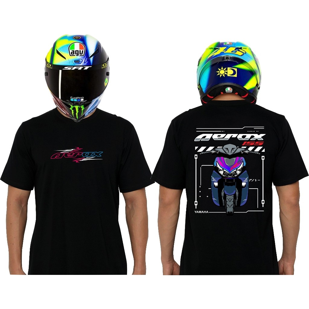 Kaos Tshirt yamaha aerox new cyber city kaos aerox 155