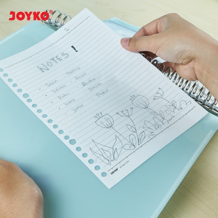 

Binder Note B5 Pastel Joyko MHPT 143 Warna Pastel 26 Lubang