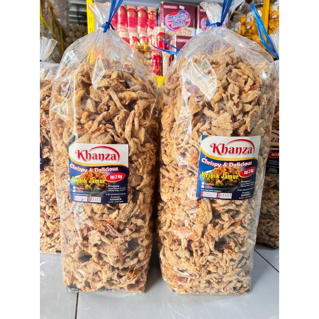 

KERIPIK JAMUR GURIH 500GR