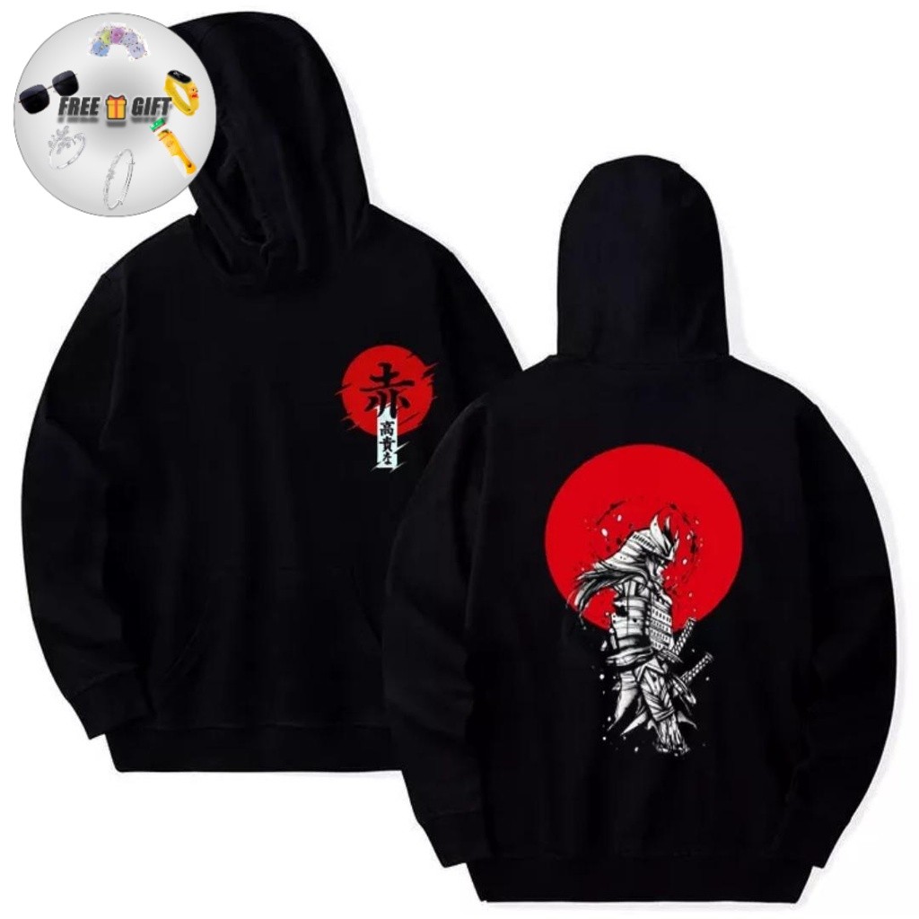 [FREE GIFT] Sweater Hoodie Samurai Jepang/ Hoodie Polos / Sweater Model Terbaru / Jaket Distro anak 
