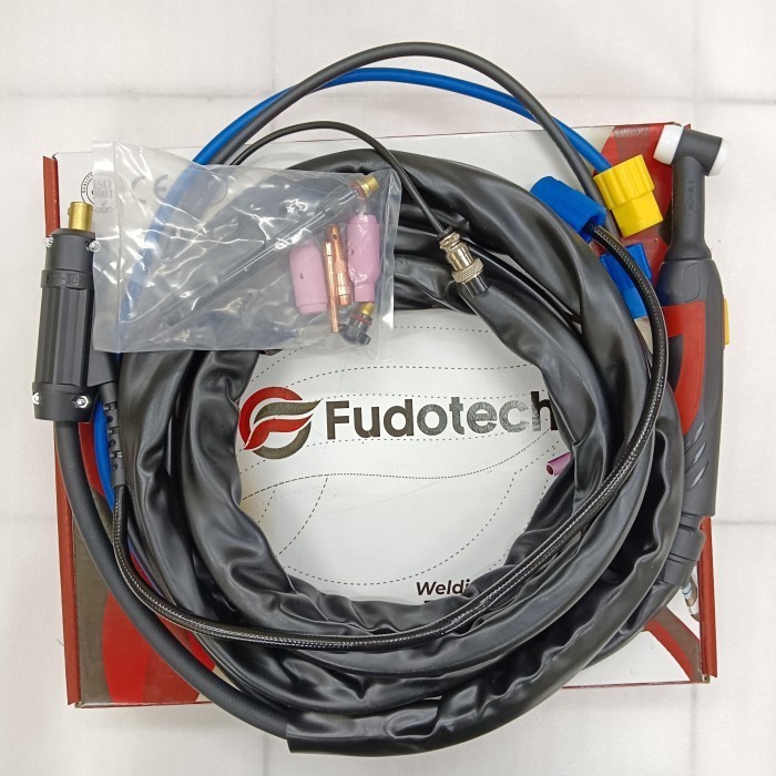 Tig Torch Stang Argon Tang Las Argon WP-18 4M WATER COOLED Model Plug