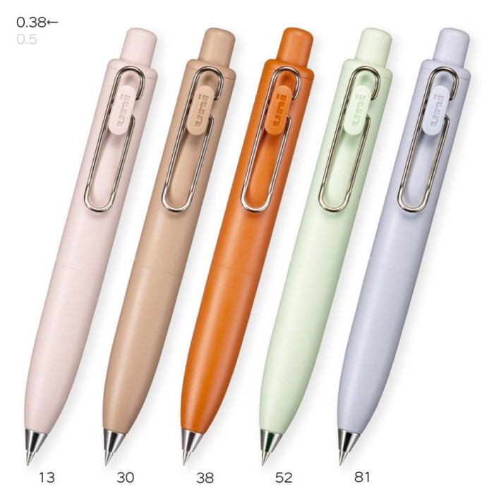 

Uni UniBall One Pocket Gel Ink Pen 0.38mm 0.5mm Mitsubishi UMN-SP - 0.38 Tangerine