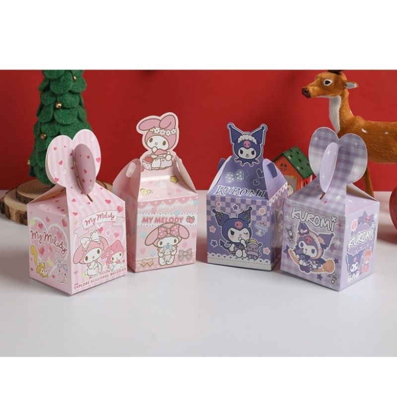 

F - LUCKY BOX SOUVENIR KOTAK KEMASAN SANRIO CANDY PERMEN COKLAT KADO PESTA ULANG TAHUN