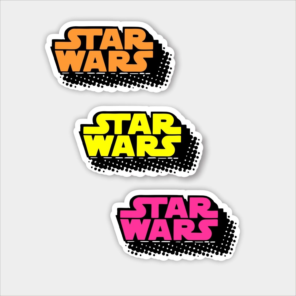 

Stiker brand stiker distro Starwars bahan graftac anti air