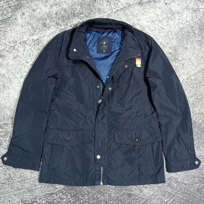 Jaket outdoor OLZEN navy bagus size m